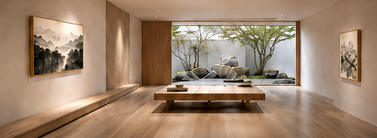 Art gallery interior