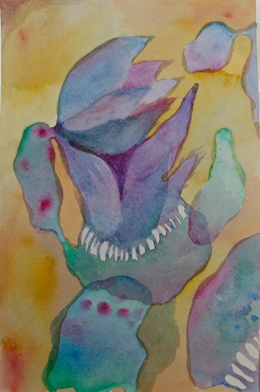 Original botanical artist study Sketch by Cheng Chang